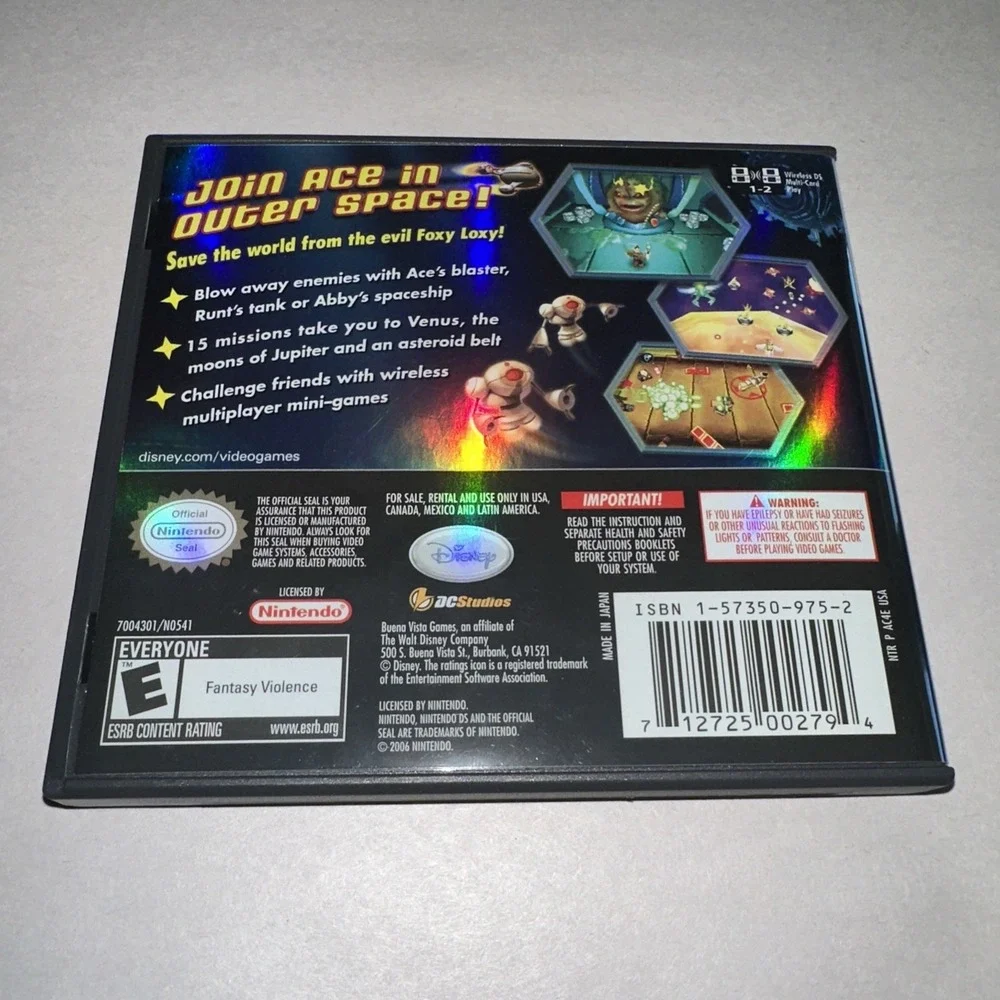 Disney's Chicken Little: Ace in Action (Nintendo DS, 2006) Complete CIB